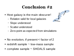 Conclusions
Host galaxy is the main obscurer!

AV/NH are weird and I don’t know why.
2nd paper: apply to AGN population
(but I am not alone)