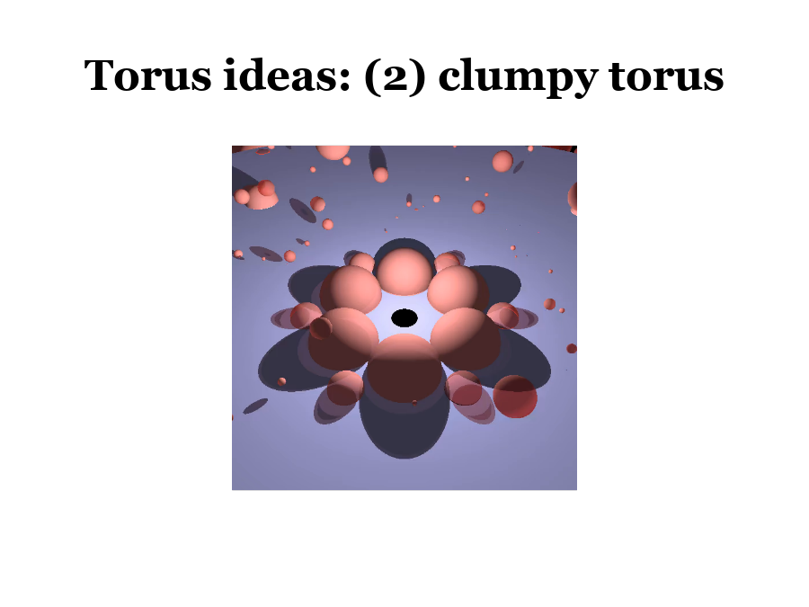 Torus ideas: (2) clumpy torus