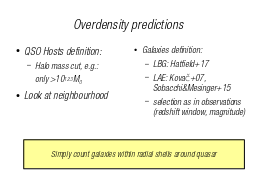 Understanding high-z quasars
LBG
LAE